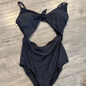 LC Lauren Conrad Black One Piece Swimsuit